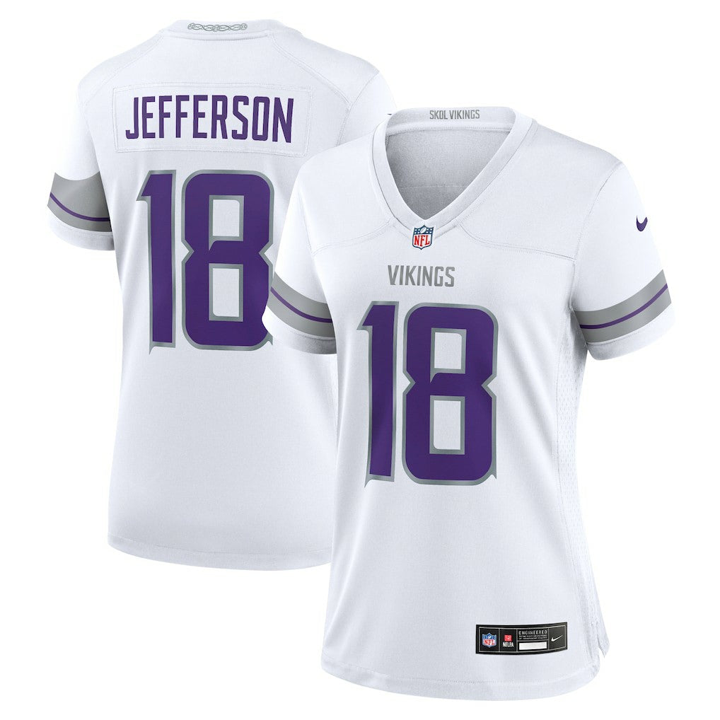 Minnesota Vikings Nike Justin Jefferson  Women's Alternate Game Player Jersey