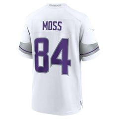 Minnesota Vikings Nike Randy Moss  Alternate Retired Player Game Jersey