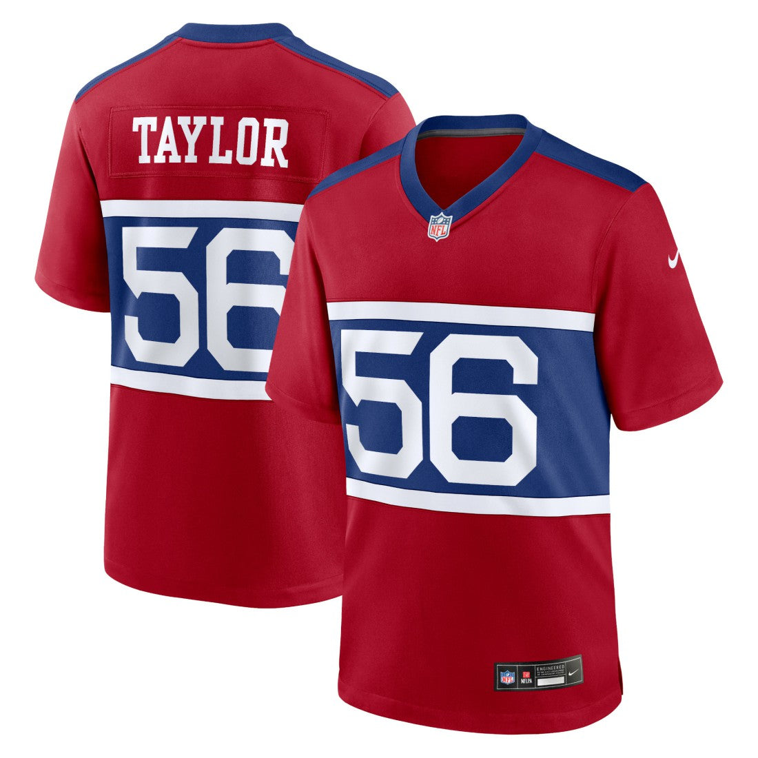New York Giants Nike Lawrence Taylor  Alternate Retired Player Game Jersey