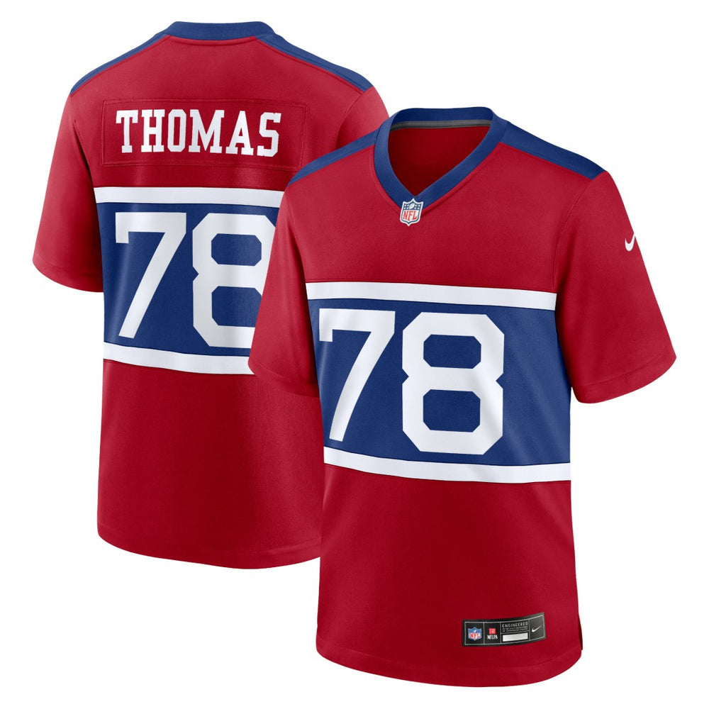 New York Giants Nike Andrew Thomas  Alternate Player Game Jersey