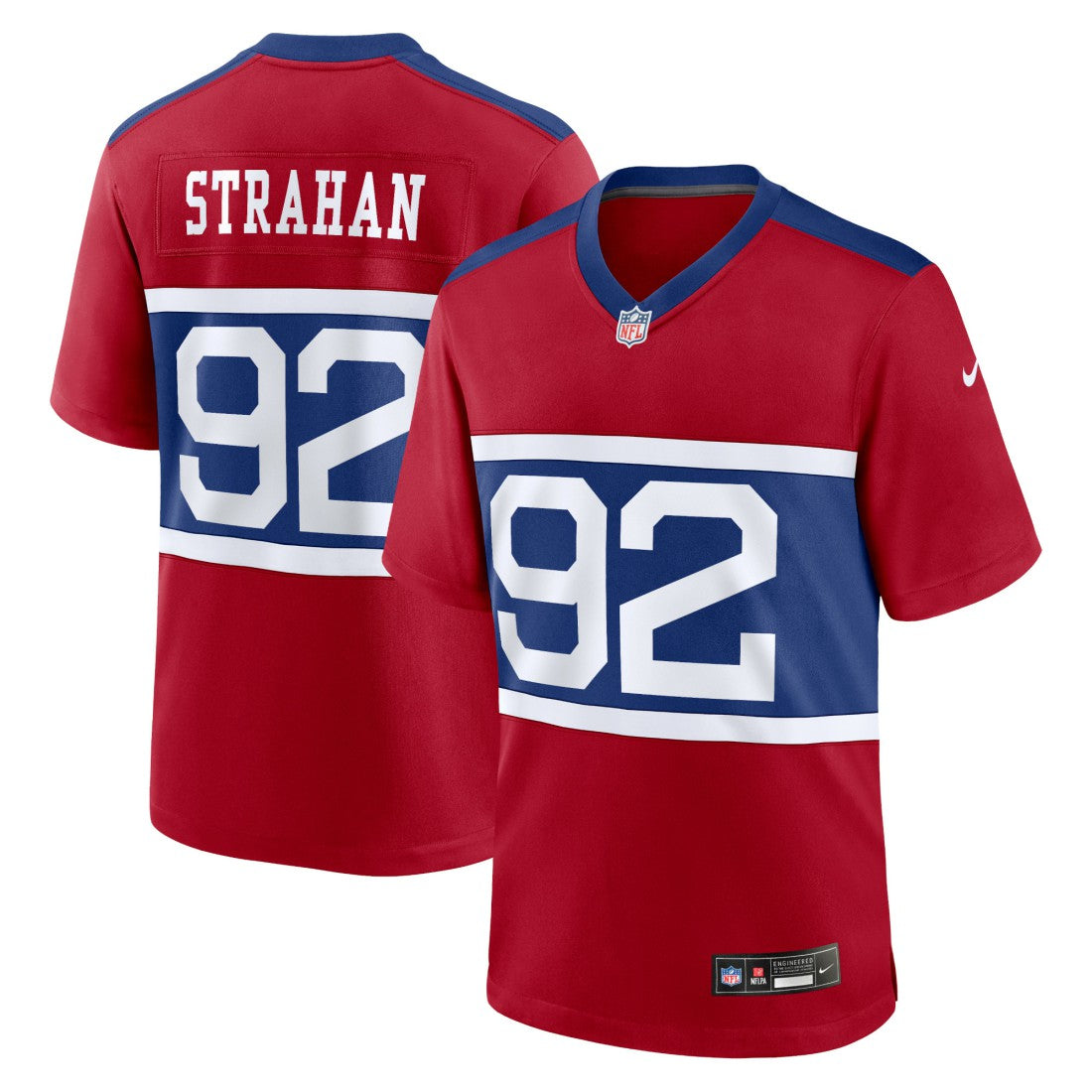 New York Giants Nike Michael Strahan  Alternate Retired Player Game Jersey