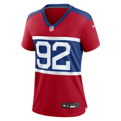 New York Giants Nike Michael Strahan  Women's Alternate Retired Player Game Jersey