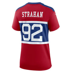 New York Giants Nike Michael Strahan  Women's Alternate Retired Player Game Jersey
