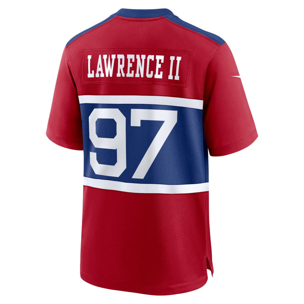 New York Giants Nike Dexter Lawrence II  Alternate Player Game Jersey