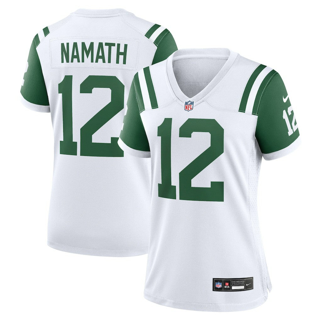 New York Jets Nike Joe Namath  Women's Classic Alternate Retired Player Game Jersey