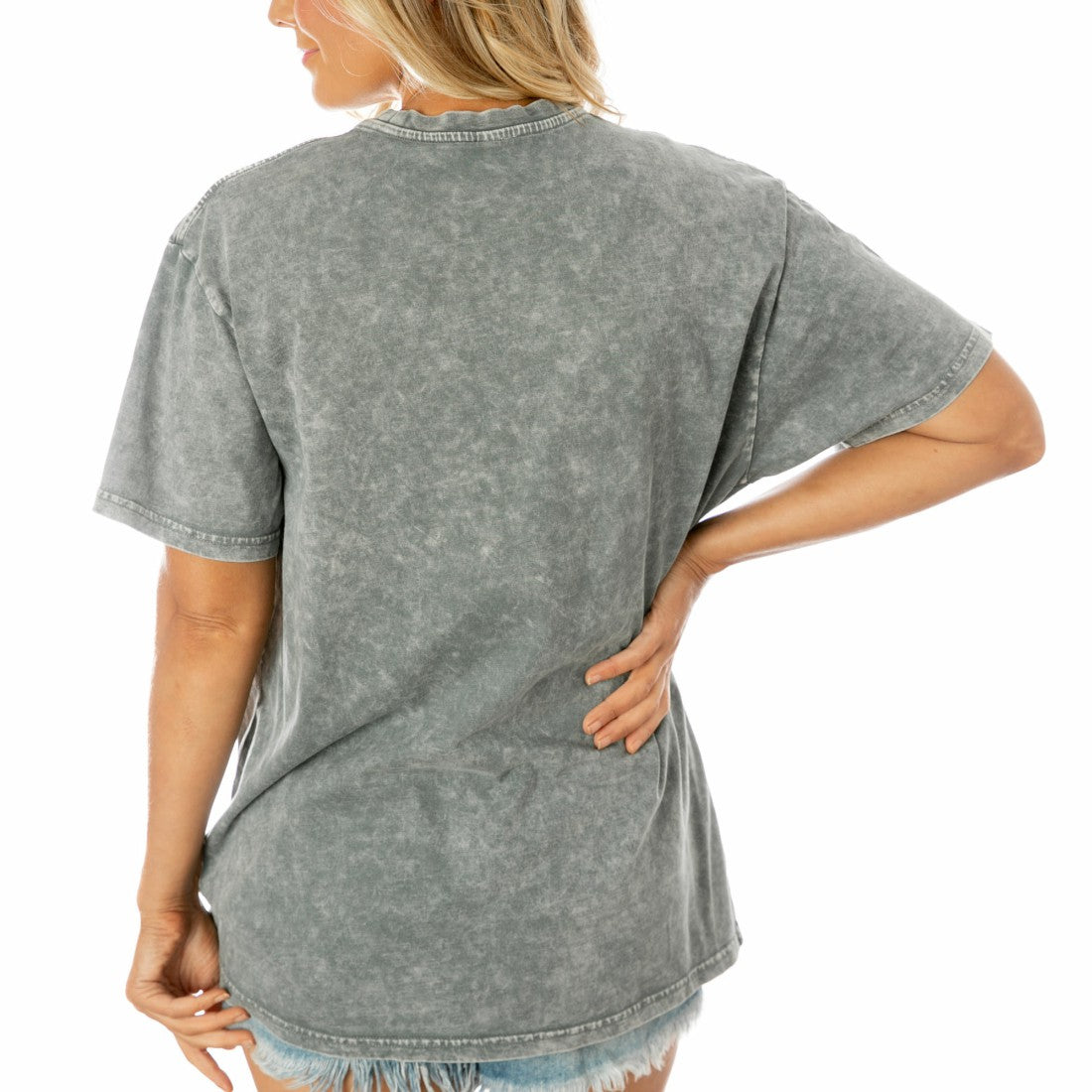 Seattle Seahawks  Gameday Couture Women's Tackle Titan Boyfriend Washed T-Shirt