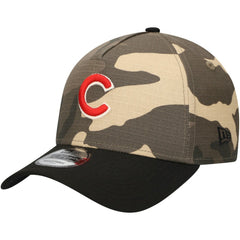 Chicago Cubs New Era Camo Crown A-Frame 9FORTY Adjustable Hat | MLB On Sale