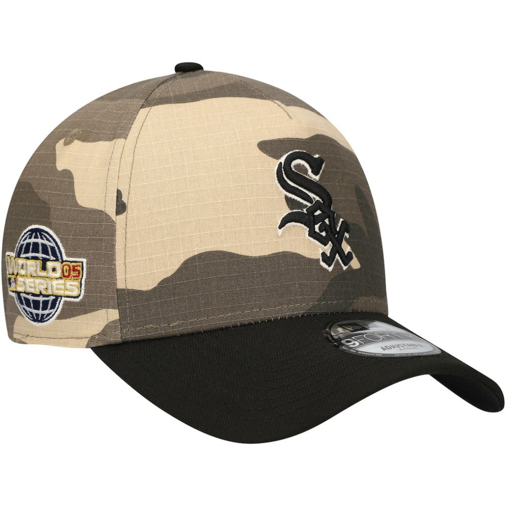 Chicago White Sox New Era Camo Crown A-Frame 9FORTY Adjustable Hat | MLB US