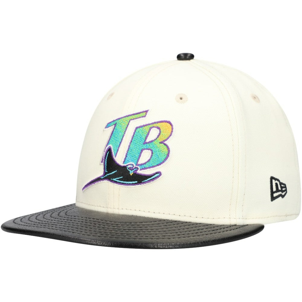 Tampa Bay Rays New Era Game Night Leather Visor 59FIFTY Fitted Hat | MLB US