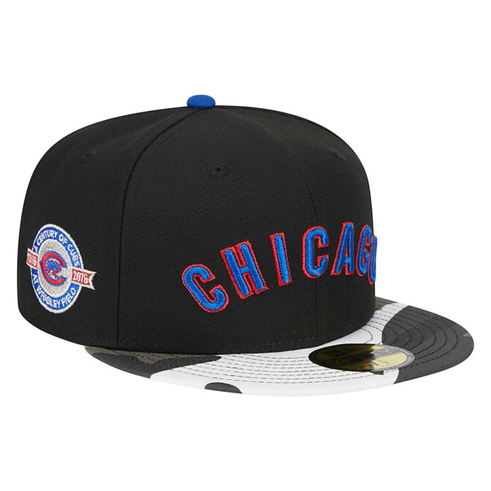 Chicago Cubs New Era Metallic Camo 59FIFTY Fitted Hat | MLB For sale