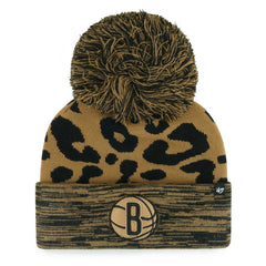 Brooklyn Nets '47 Women's Rosette Cuffed Knit Hat with Pom Online