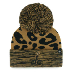 Washington Wizards '47 Women's Rosette Cuffed Knit Hat with Pom New
