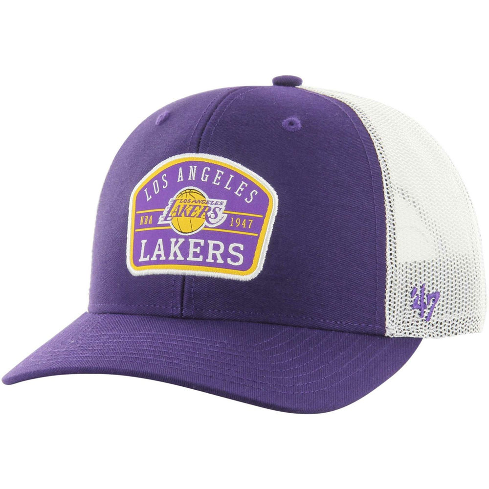 Los Angeles Lakers '47 Semi Patch Trucker Adjustable Hat On Sale