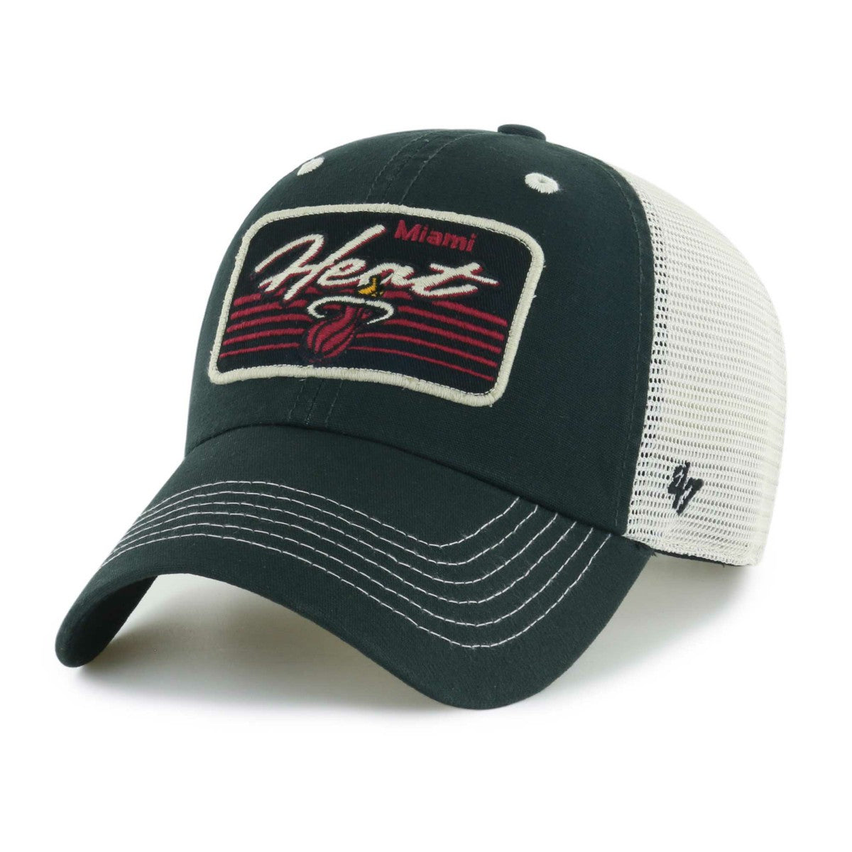 Miami Heat '47 Five Point Patch Clean Up Adjustable Hat Online