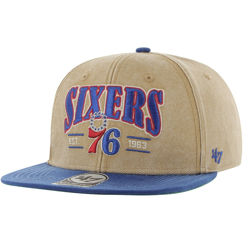 Philadelphia 76ers '47 Chilmark Captain Snapback On Sale
