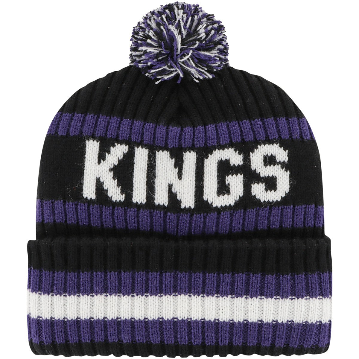 Sacramento Kings '47 Bering Cuffed Knit Hat with Pom For Sale