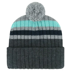 Seattle Kraken '47 Stack Patch Cuffed Knit Hat with Pom Outlet
