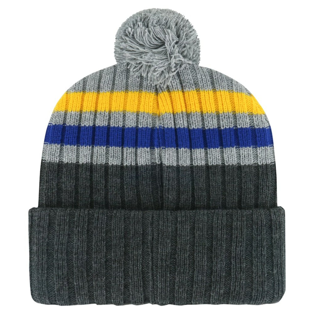 St. Louis Blues '47 Stack Patch Cuffed Knit Hat with Pom Sale