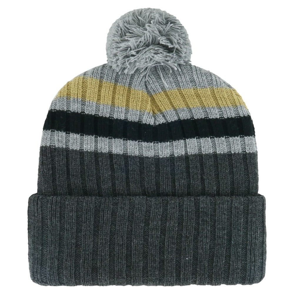 Vegas Golden Knights '47 Stack Patch Cuffed Knit Hat with Pom On Sale