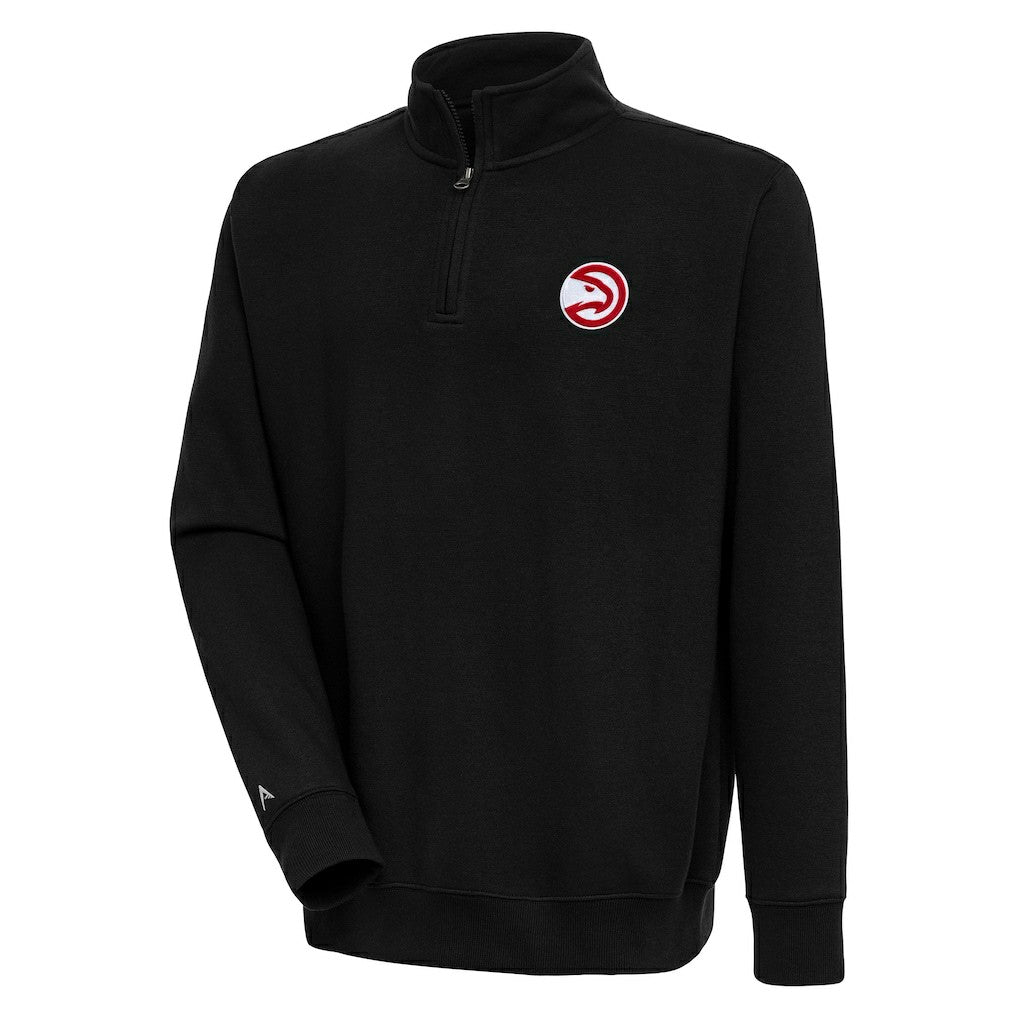 Atlanta Hawks Antigua Victory Quarter-Zip Pullover Top Online