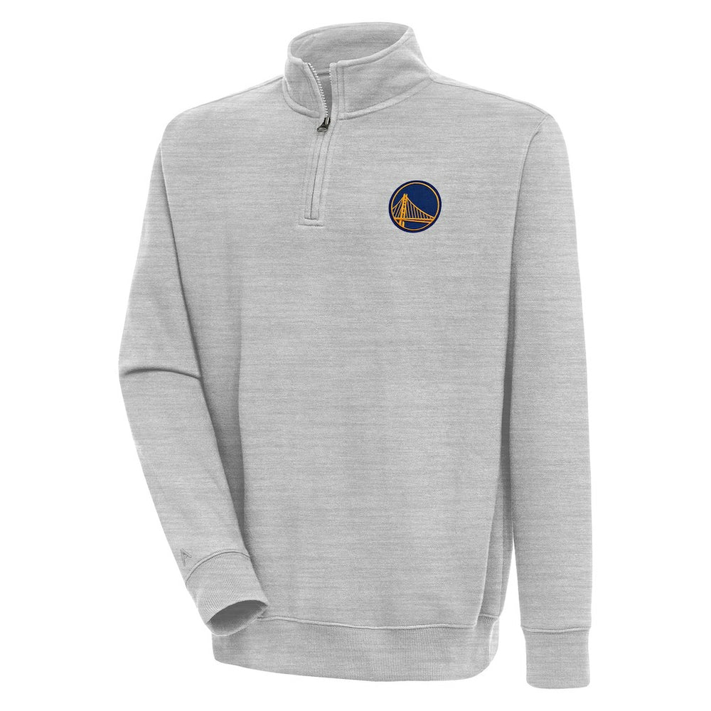 Golden State Warriors Antigua Victory Quarter-Zip Pullover Top sale New