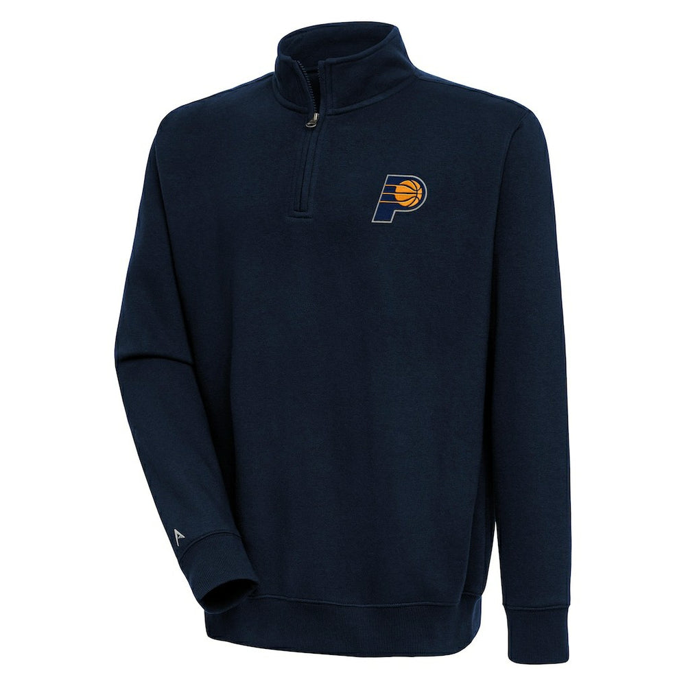 Indiana Pacers Antigua Victory Quarter-Zip Pullover Top Discount