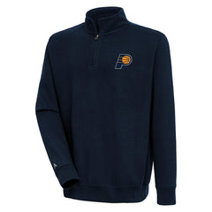 Indiana Pacers Antigua Victory Quarter-Zip Pullover Top Discount