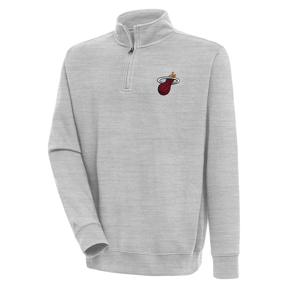 Miami Heat Antigua Victory Quarter-Zip Pullover Top Discount