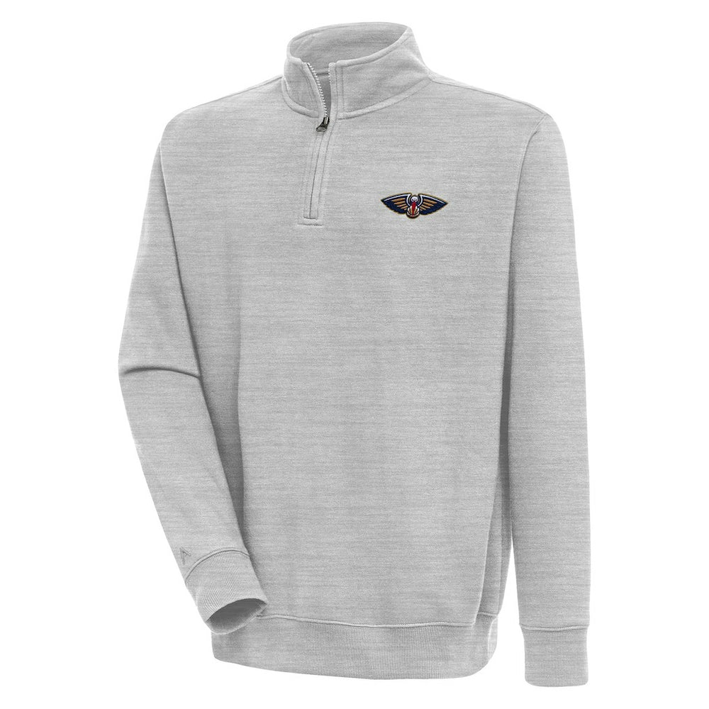 New Orleans Pelicans Antigua Victory Quarter-Zip Pullover Top Discount
