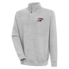 Oklahoma City Thunder Antigua Victory Quarter-Zip Pullover Top On Sale
