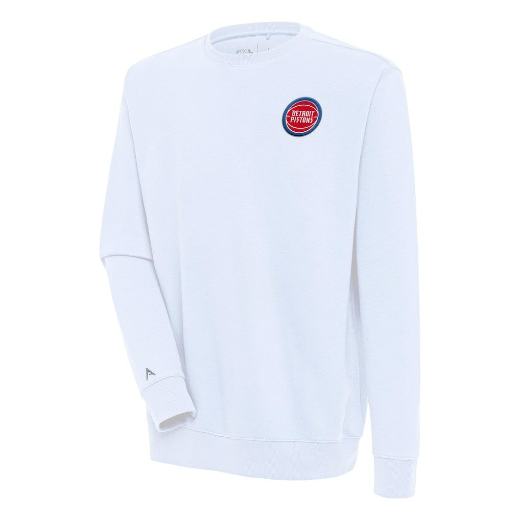 Detroit Pistons Antigua Victory Pullover Sweatshirt sale On Sale