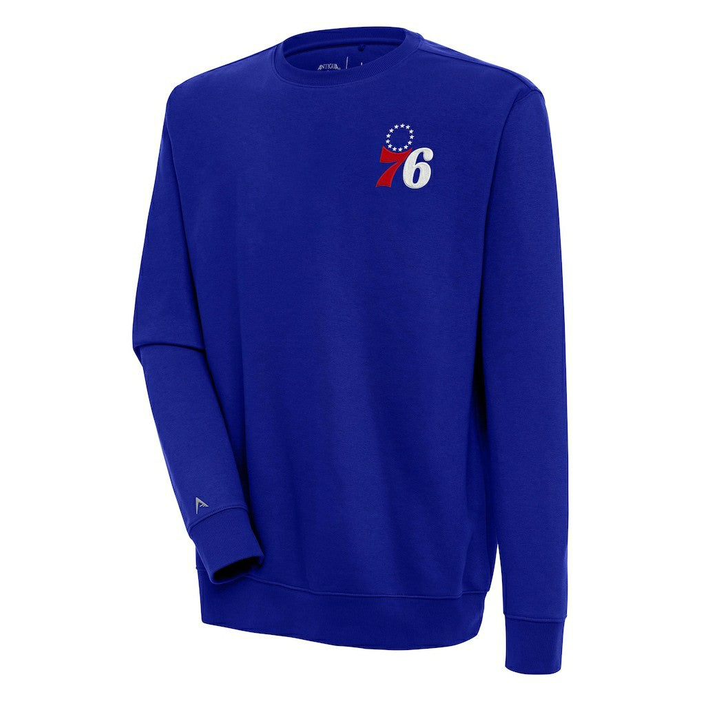 Philadelphia 76ers Antigua Victory Pullover Sweatshirt On Sale