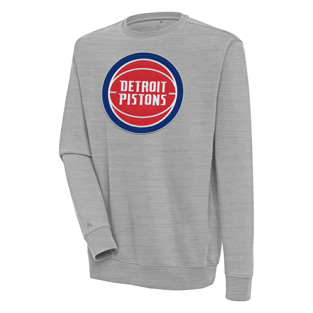 Detroit Pistons Antigua Victory Pullover Sweatshirt sale On Sale