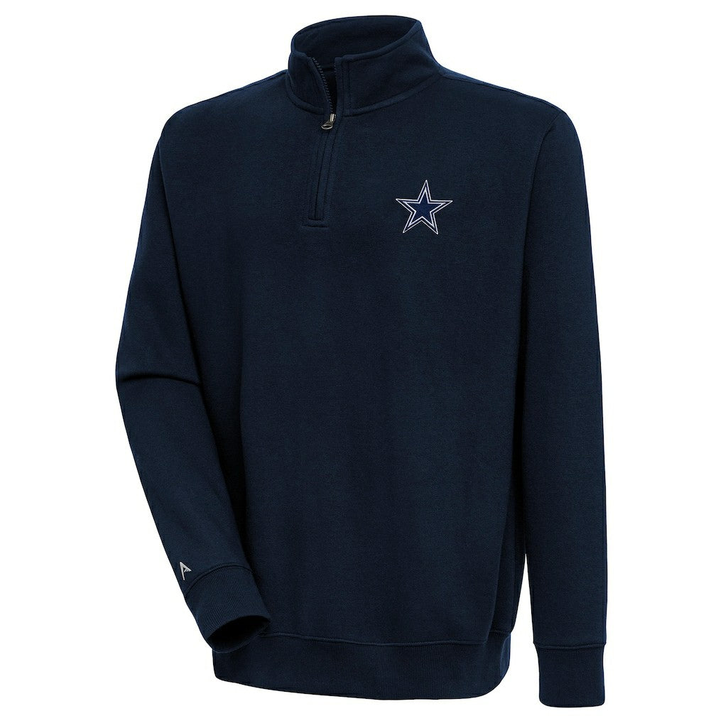 Dallas Cowboys  Antigua Victory Quarter-Zip Pullover Top