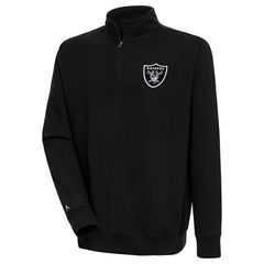 Las Vegas Raiders  Antigua Victory Quarter-Zip Pullover Top