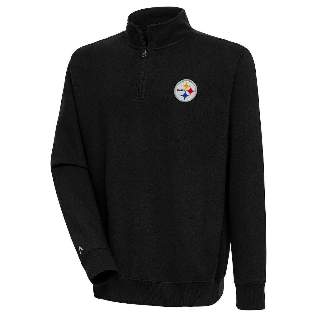 Pittsburgh Steelers  Antigua Victory Quarter-Zip Pullover Top
