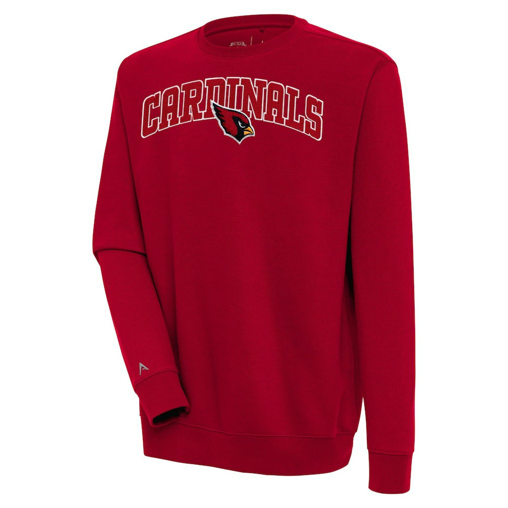 Arizona Cardinals  Antigua Victory Chenille Pullover Sweatshirt