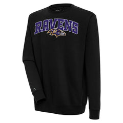 Baltimore Ravens  Antigua Victory Chenille Pullover Sweatshirt