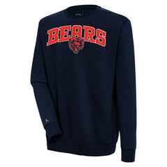 Chicago Bears  Antigua Victory Chenille Pullover Sweatshirt