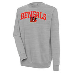 Cincinnati Bengals  Antigua Victory Chenille Pullover Sweatshirt