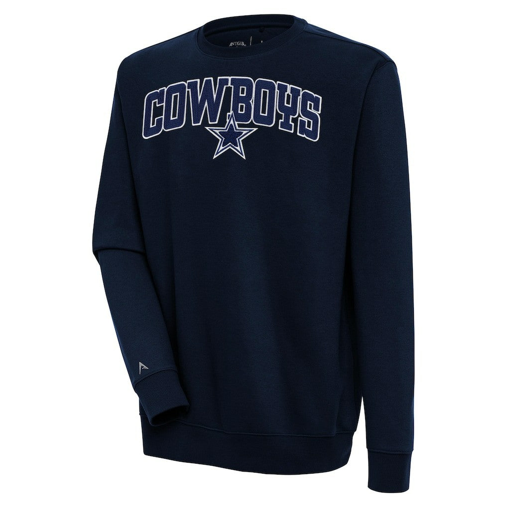 Dallas Cowboys  Antigua Victory Chenille Pullover Sweatshirt