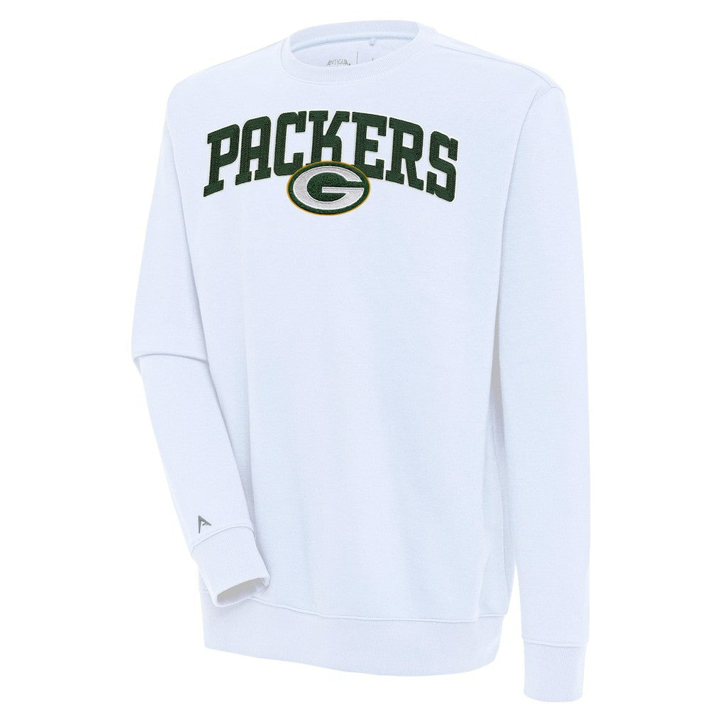 Green Bay Packers  Antigua Victory Chenille Pullover Sweatshirt