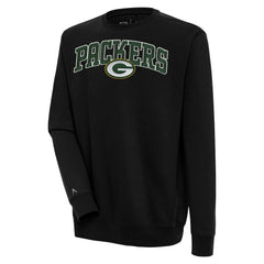 Green Bay Packers  Antigua Victory Chenille Pullover Sweatshirt
