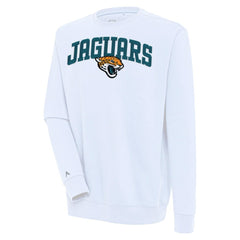 Jacksonville Jaguars  Antigua Victory Chenille Pullover Sweatshirt