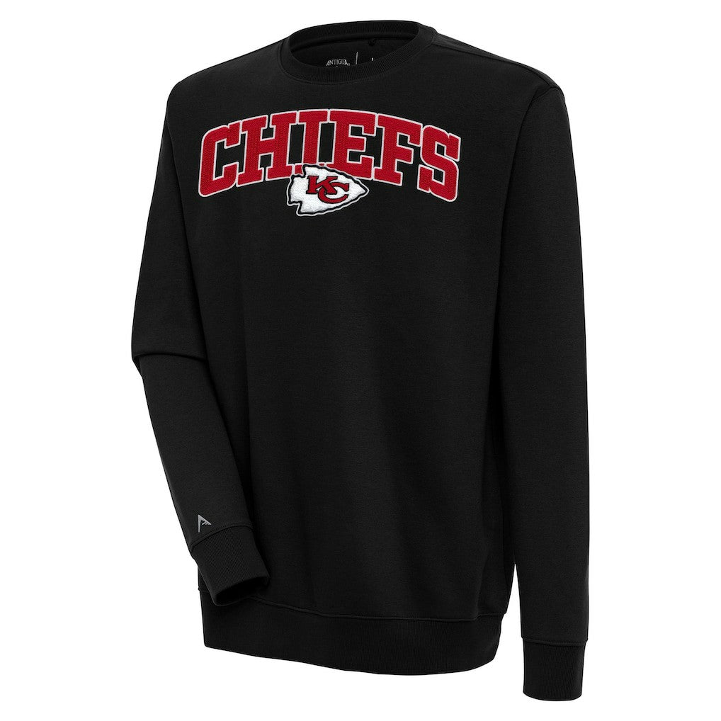 Kansas City Chiefs  Antigua Victory Chenille Pullover Sweatshirt