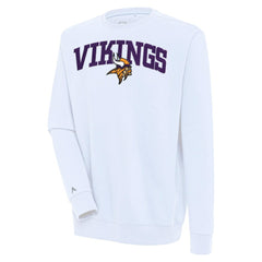 Minnesota Vikings  Antigua Victory Chenille Pullover Sweatshirt
