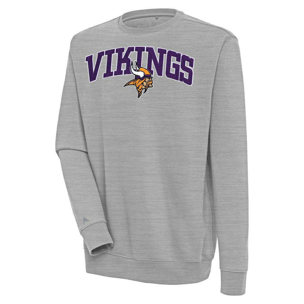 Minnesota Vikings  Antigua Victory Chenille Pullover Sweatshirt