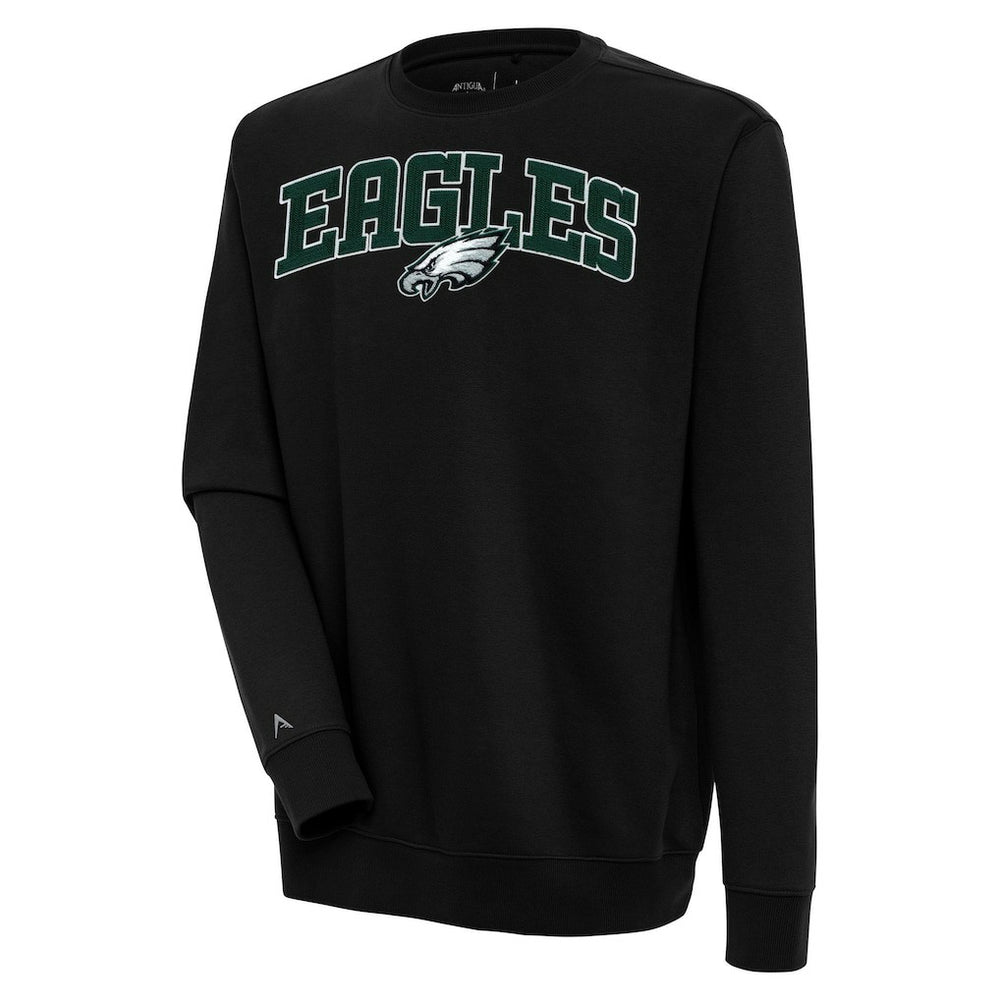 Philadelphia Eagles  Antigua Victory Chenille Pullover Sweatshirt