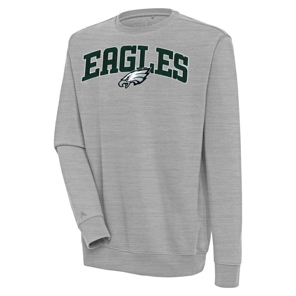 Philadelphia Eagles  Antigua Victory Chenille Pullover Sweatshirt