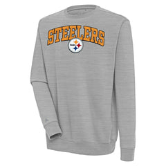 Pittsburgh Steelers  Antigua Victory Chenille Pullover Sweatshirt